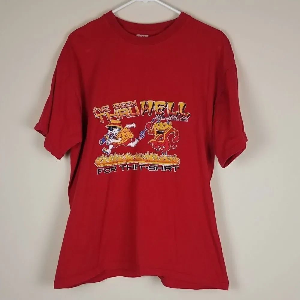 EO Best I've Been Thru Hell Grand Cayman Red T-Shirt